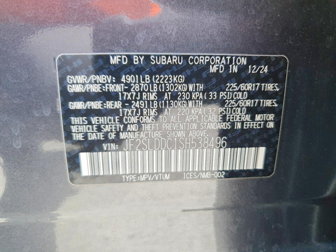 2025 SUBARU FORESTER PREMIUM photo 40