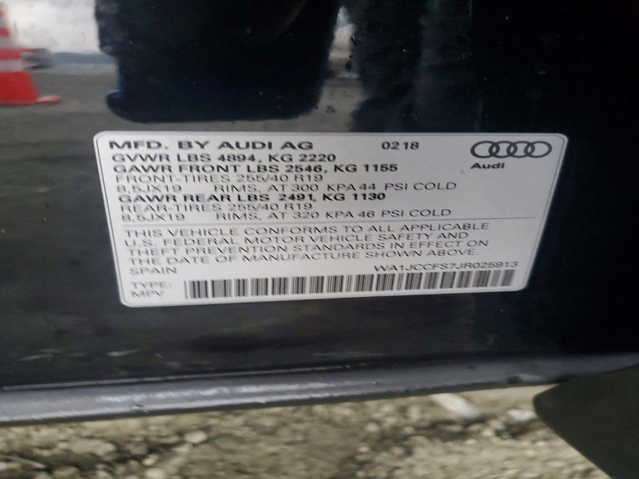 2018 AUDI Q3 PREMIUM PLUS photo 12