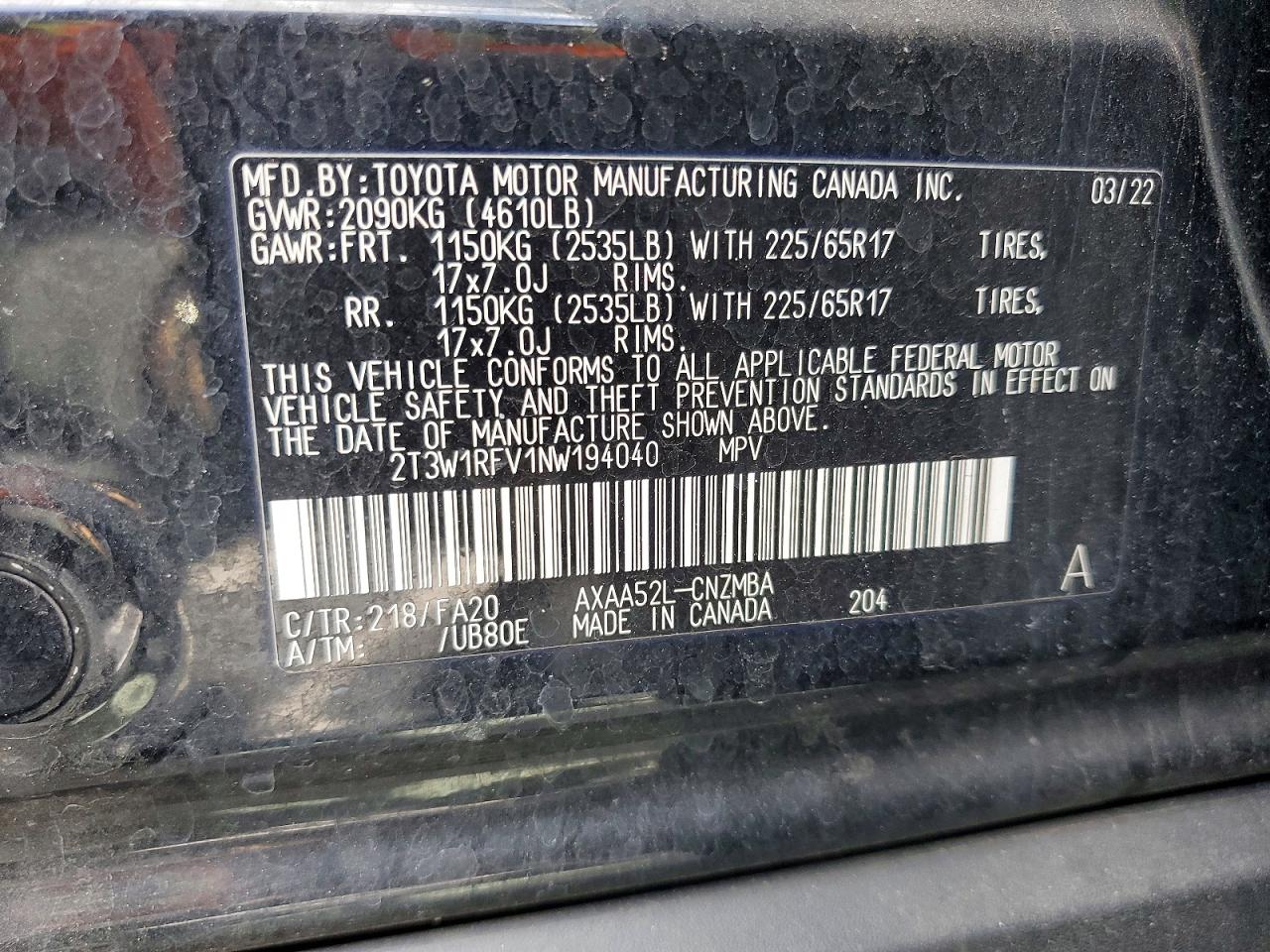 2022 TOYOTA RAV4 XLE photo 37