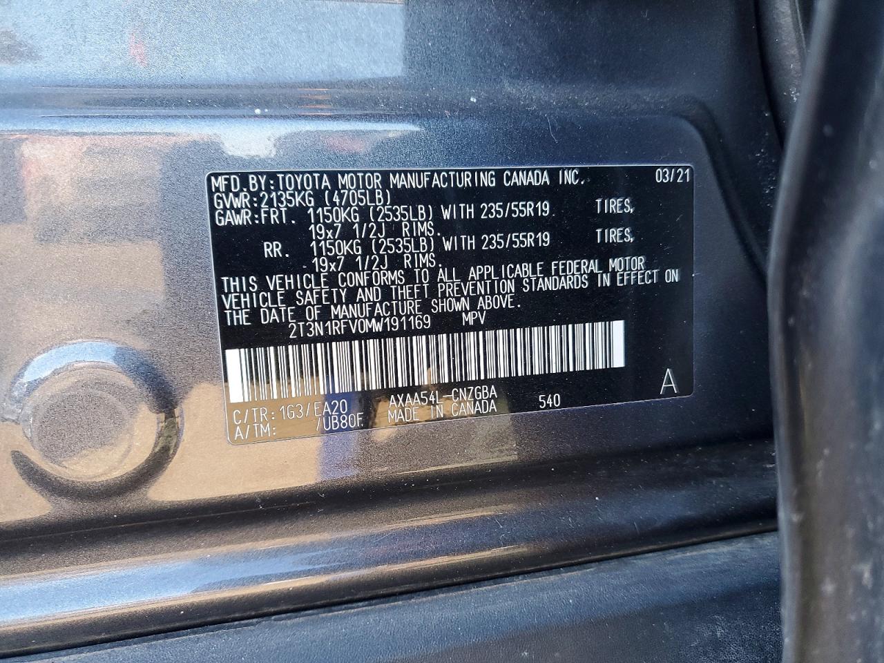 2021 TOYOTA RAV4 LIMITED photo 27