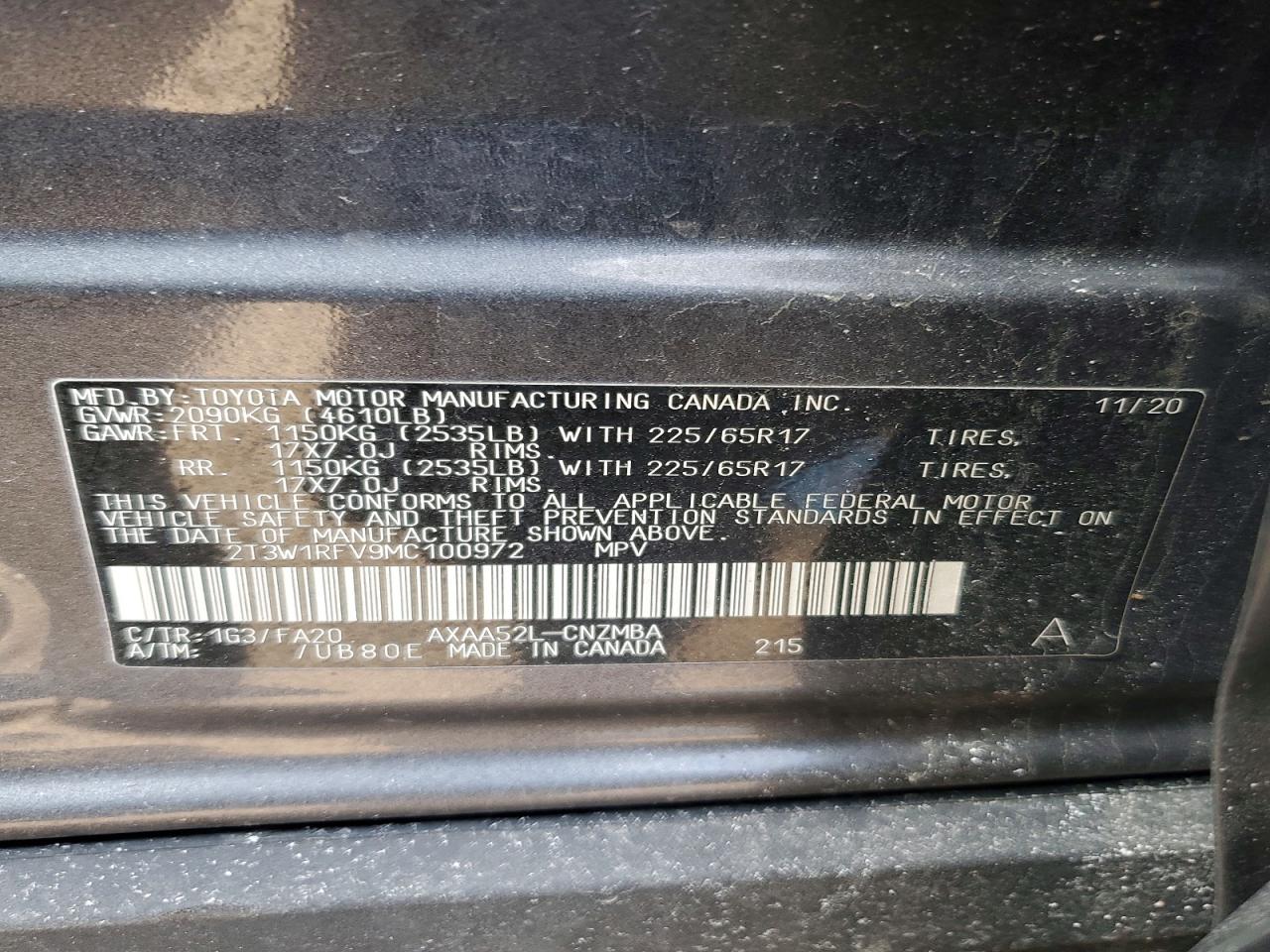 2021 TOYOTA RAV4 XLE photo 12