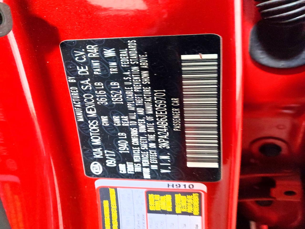 2018 KIA RIO S photo 37