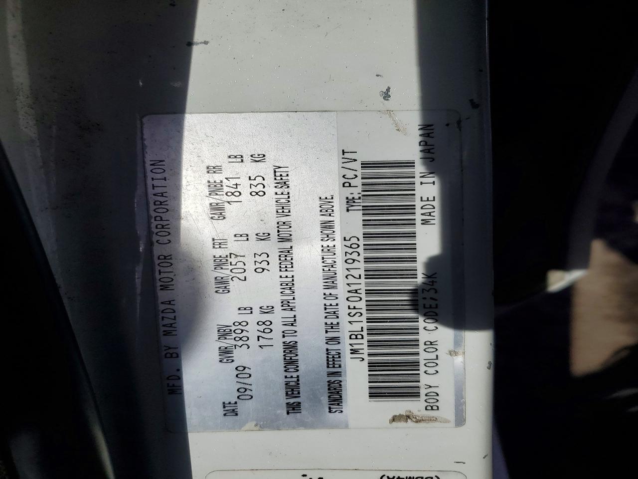 2010 MAZDA 3 photo 12