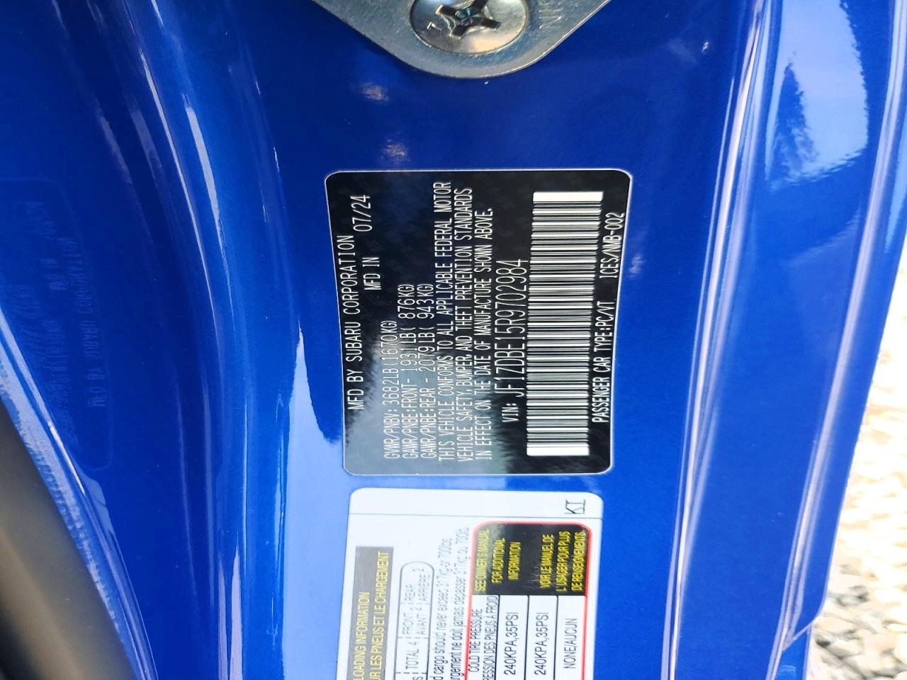 2024 SUBARU BRZ LIMITED photo 23
