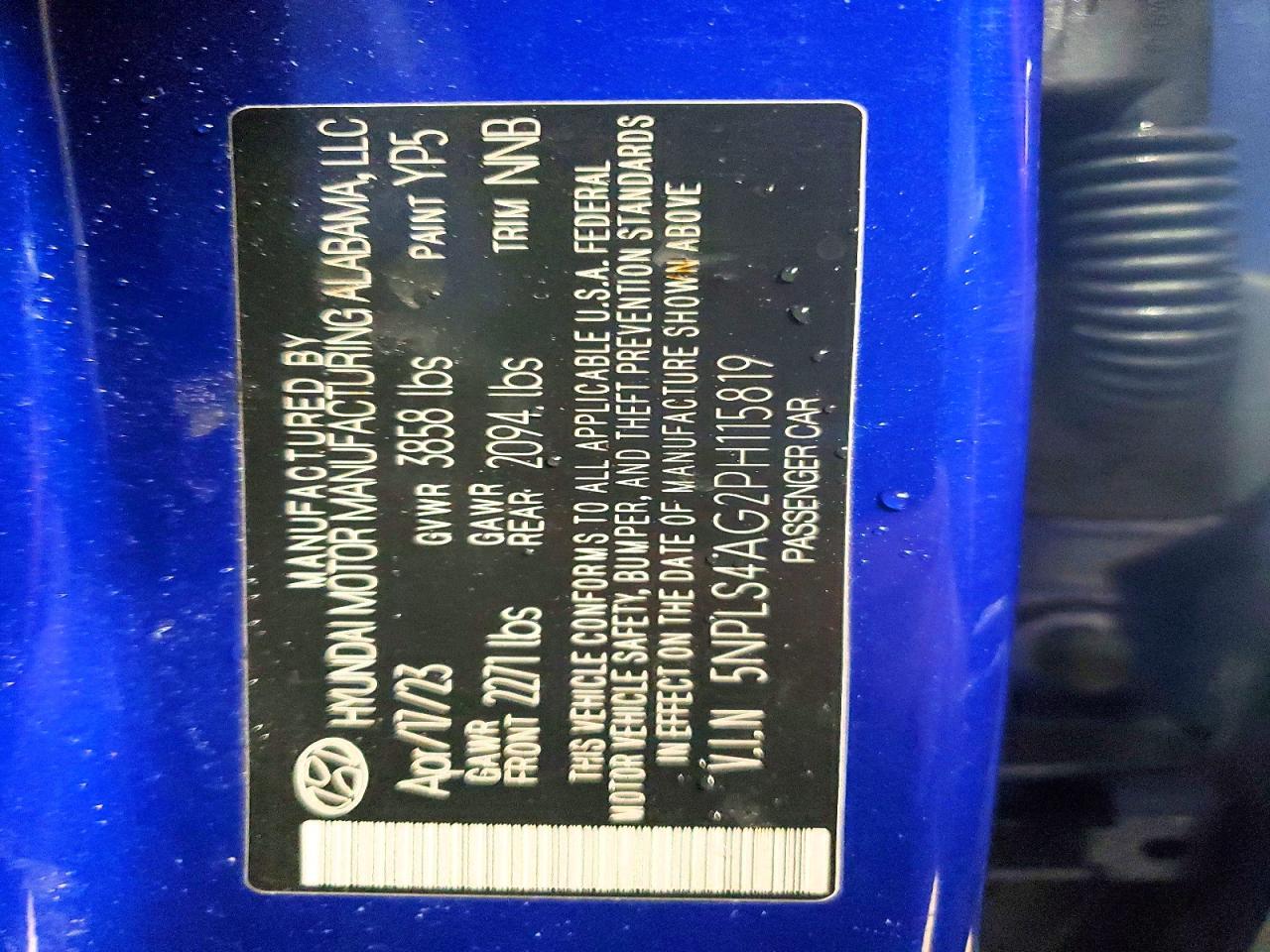 2023 HYUNDAI ELANTRA SEL photo 12