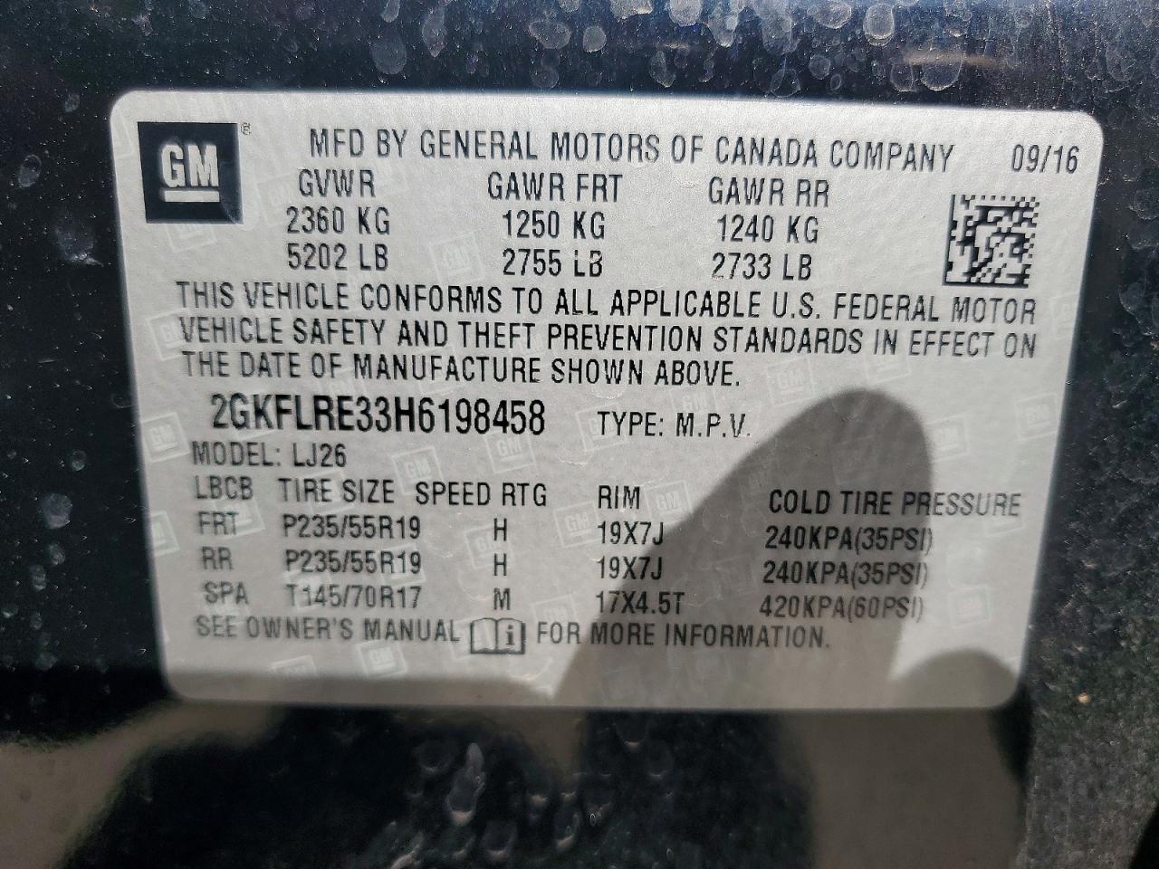 2017 GMC TERRAIN DENALI photo 13