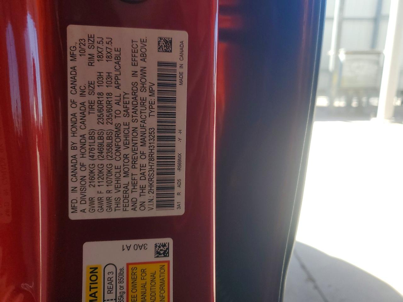 2024 HONDA CR-V EXL photo 13