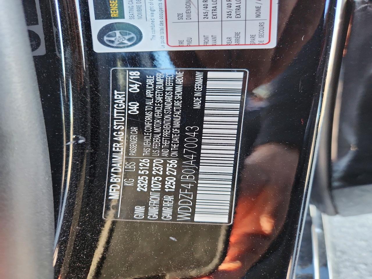 2018 MERCEDES-BENZ E 300 photo 12