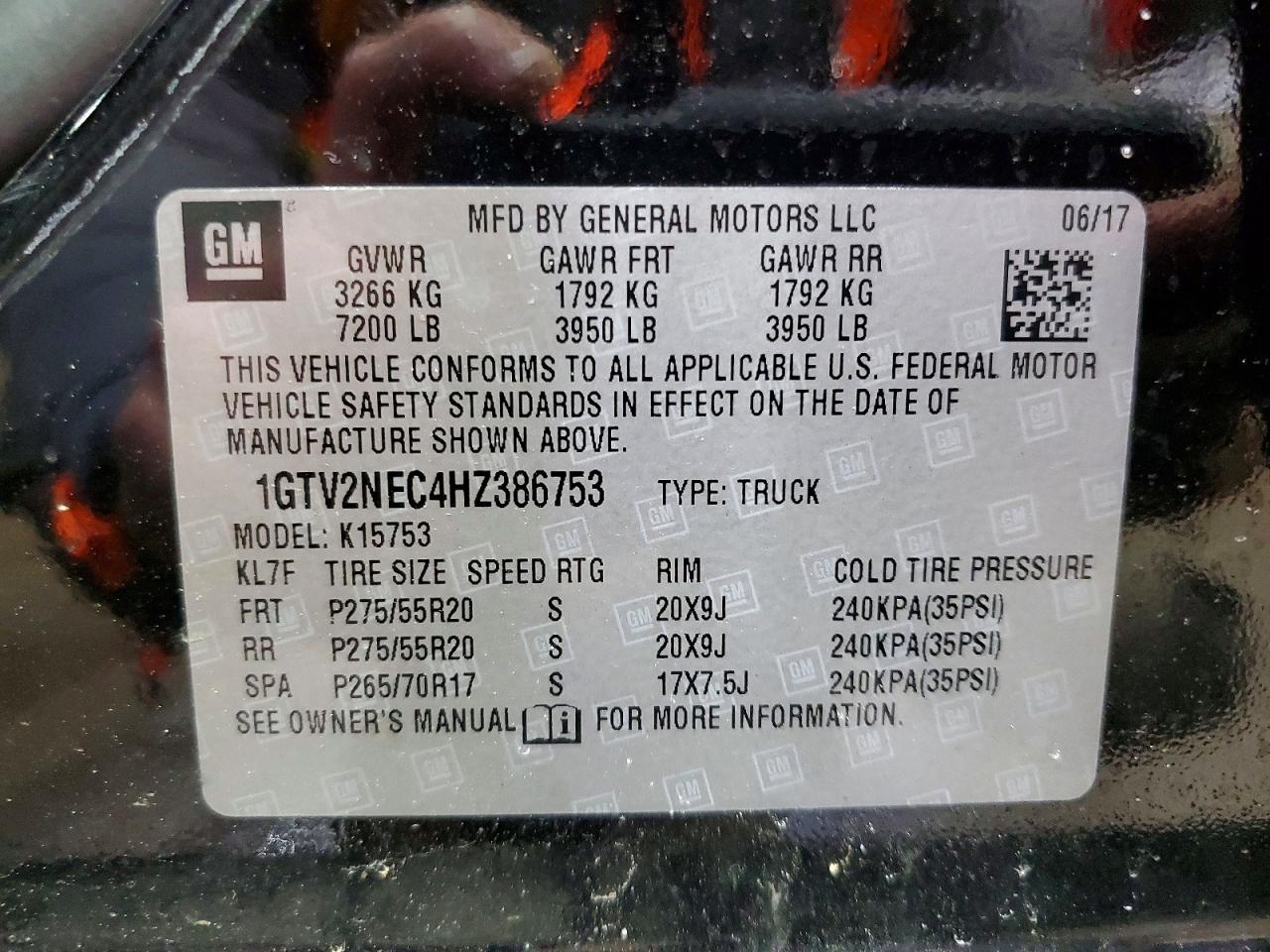 2017 GMC SIERRA K1500 SLT photo 12