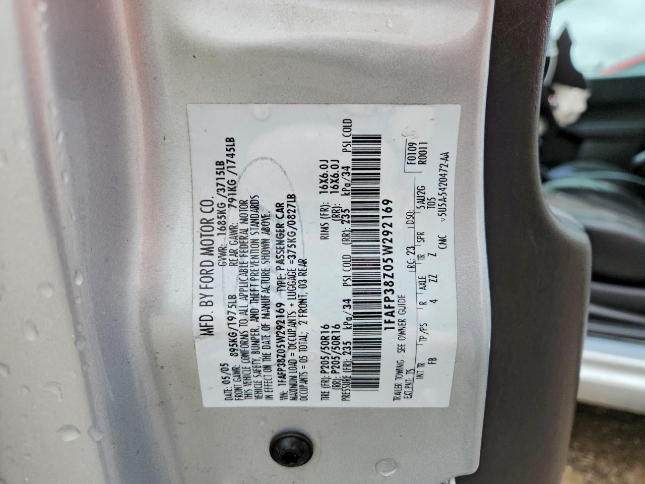 2005 FORD FOCUS ZX4 ST photo 12