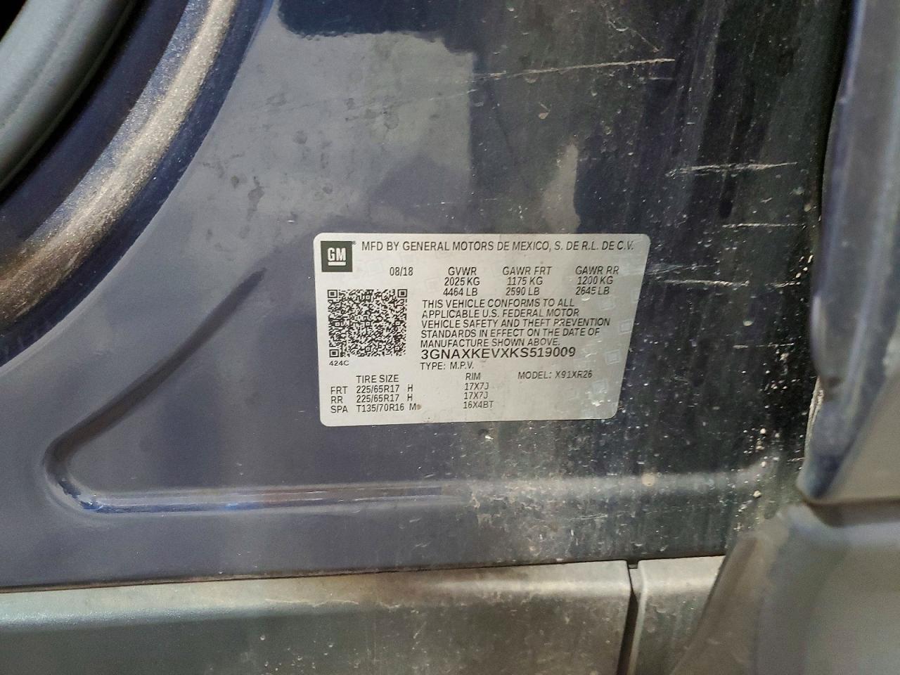 2019 CHEVROLET EQUINOX LT photo 25