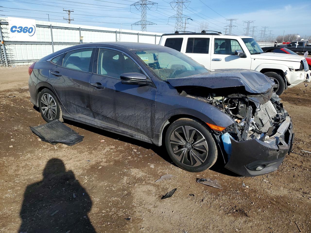 2017 HONDA CIVIC EX photo 4