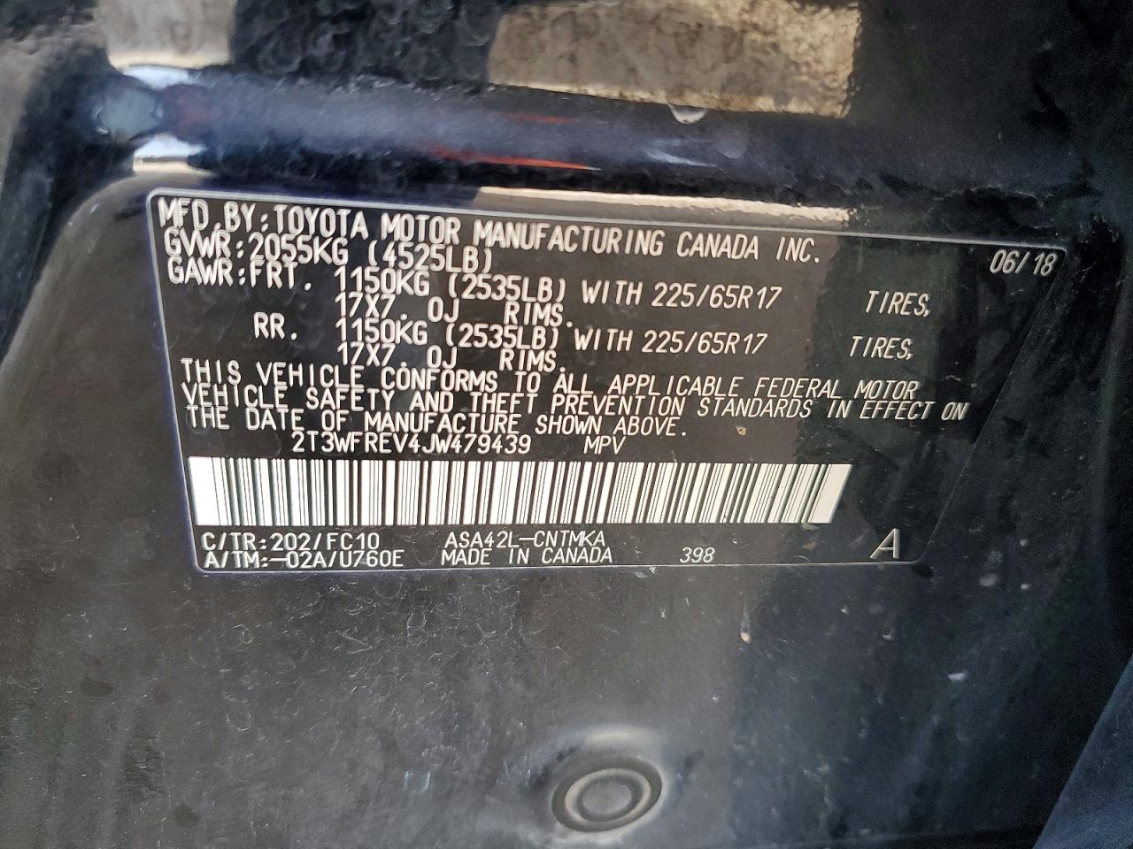 2018 TOYOTA RAV4 XLE photo 25
