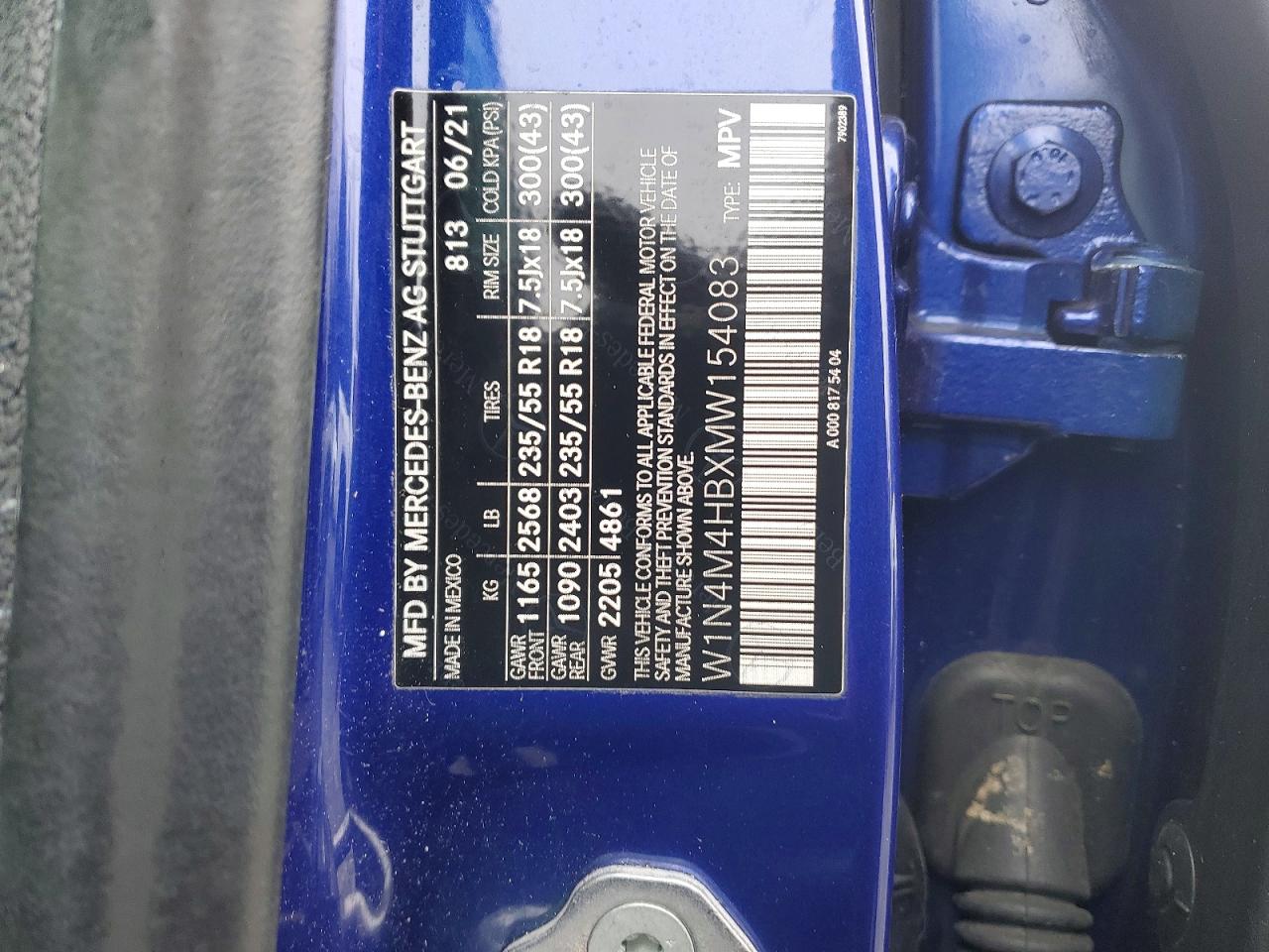 2021 MERCEDES-BENZ GLB 250 4MATIC photo 25