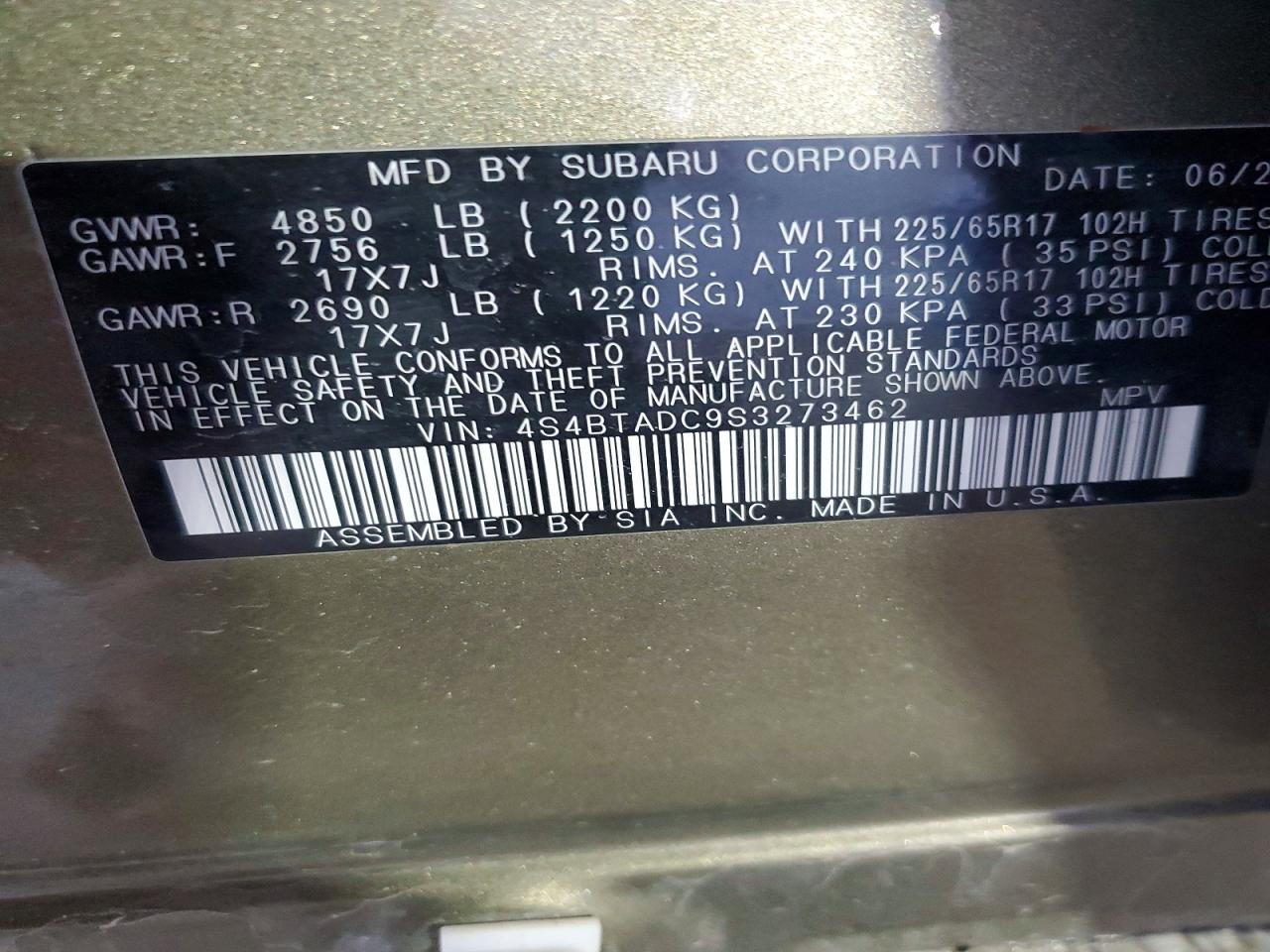 2025 SUBARU OUTBACK PREMIUM photo 25