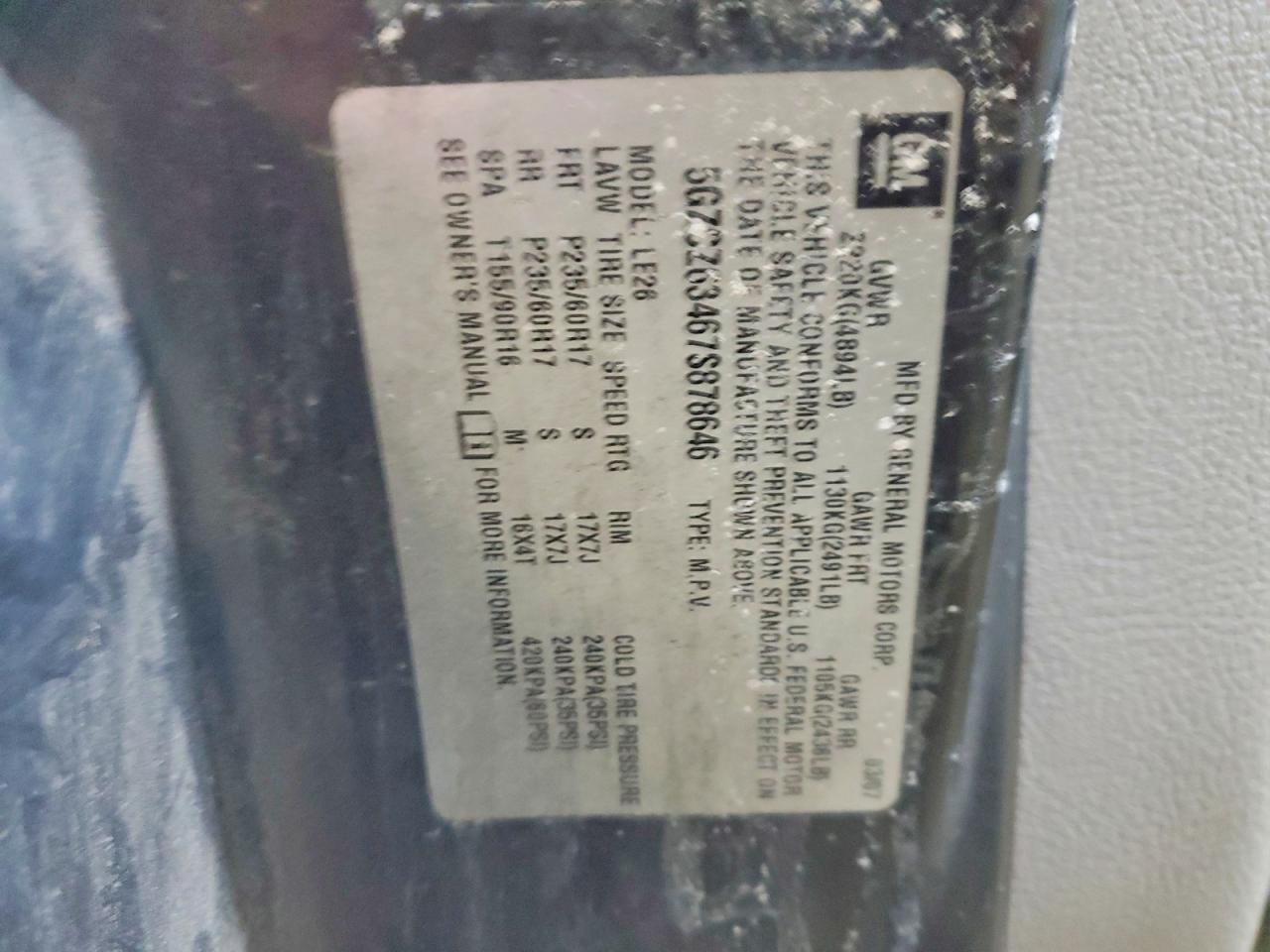 2007 SATURN VUE photo 37