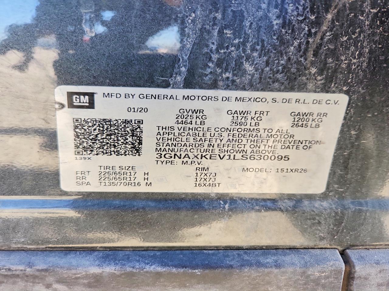 2020 CHEVROLET EQUINOX LT photo 13