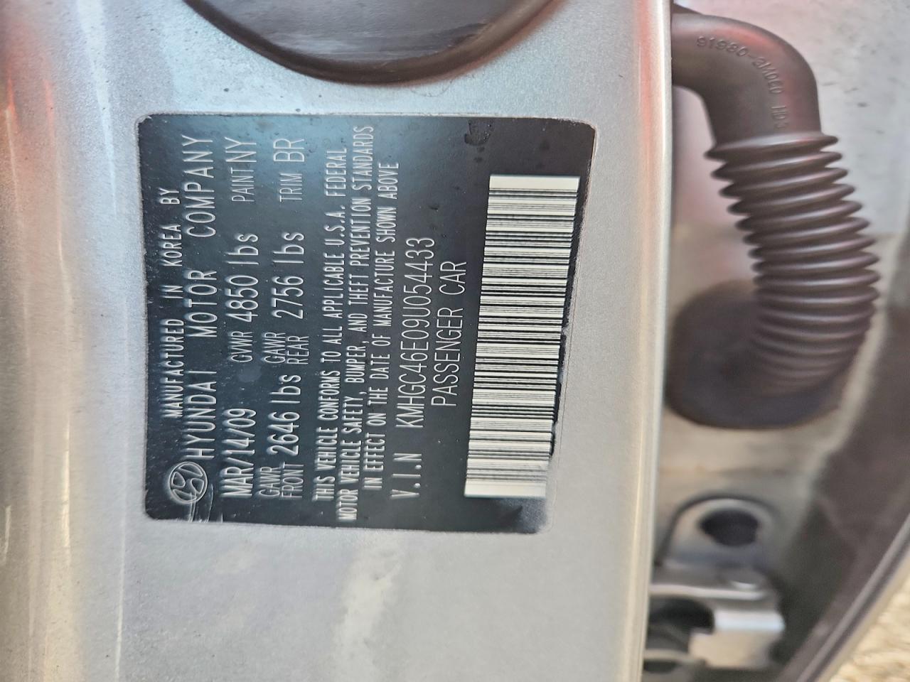 2009 HYUNDAI GENESIS 3.8L V6 photo 34