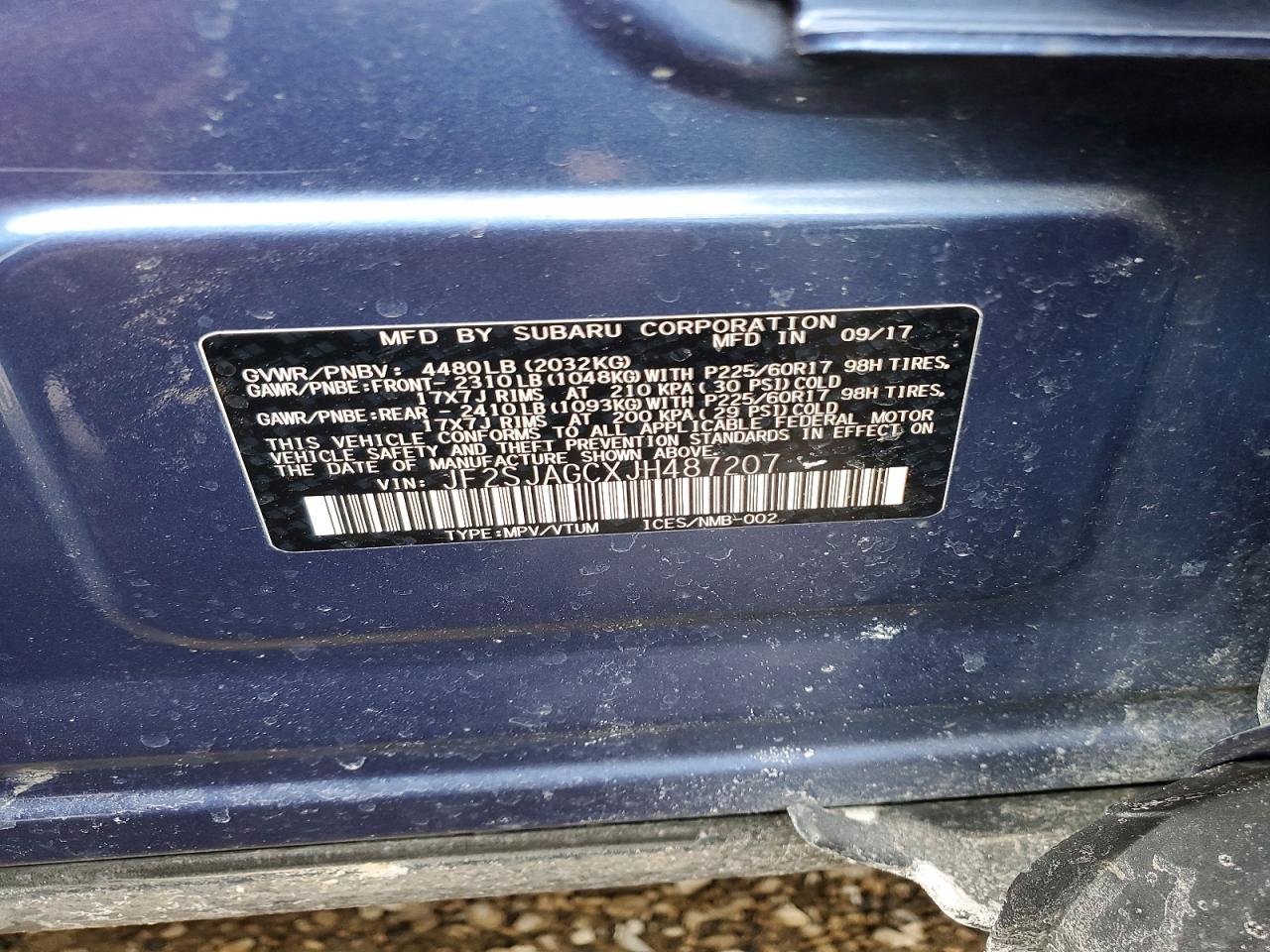 2018 SUBARU FORESTER 2.5I PREMIUM photo 25