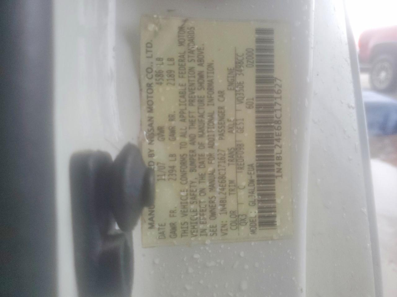 2008 NISSAN ALTIMA 3.5 SE photo 12