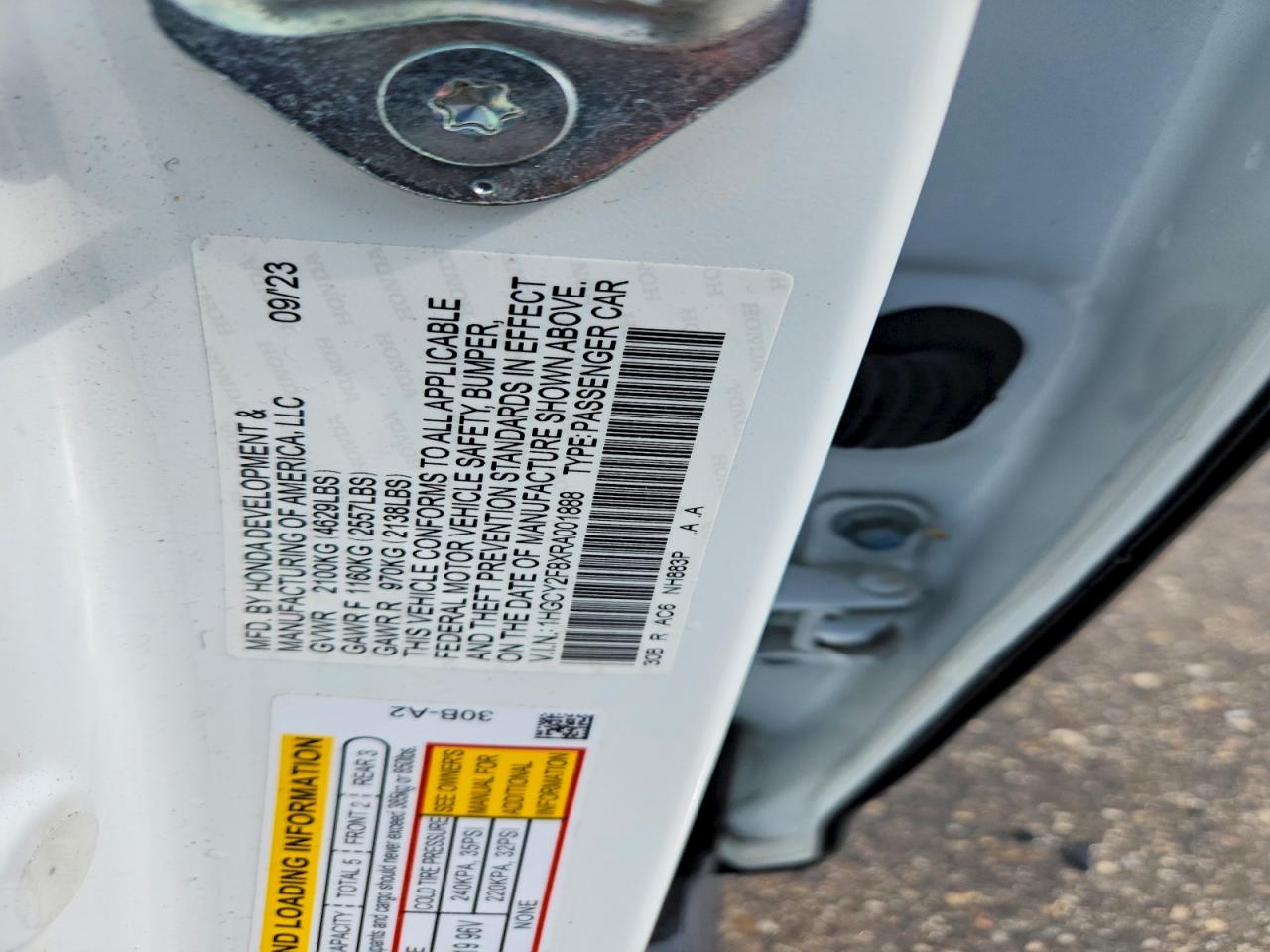 2024 HONDA ACCORD TOURING HYBRID photo 34