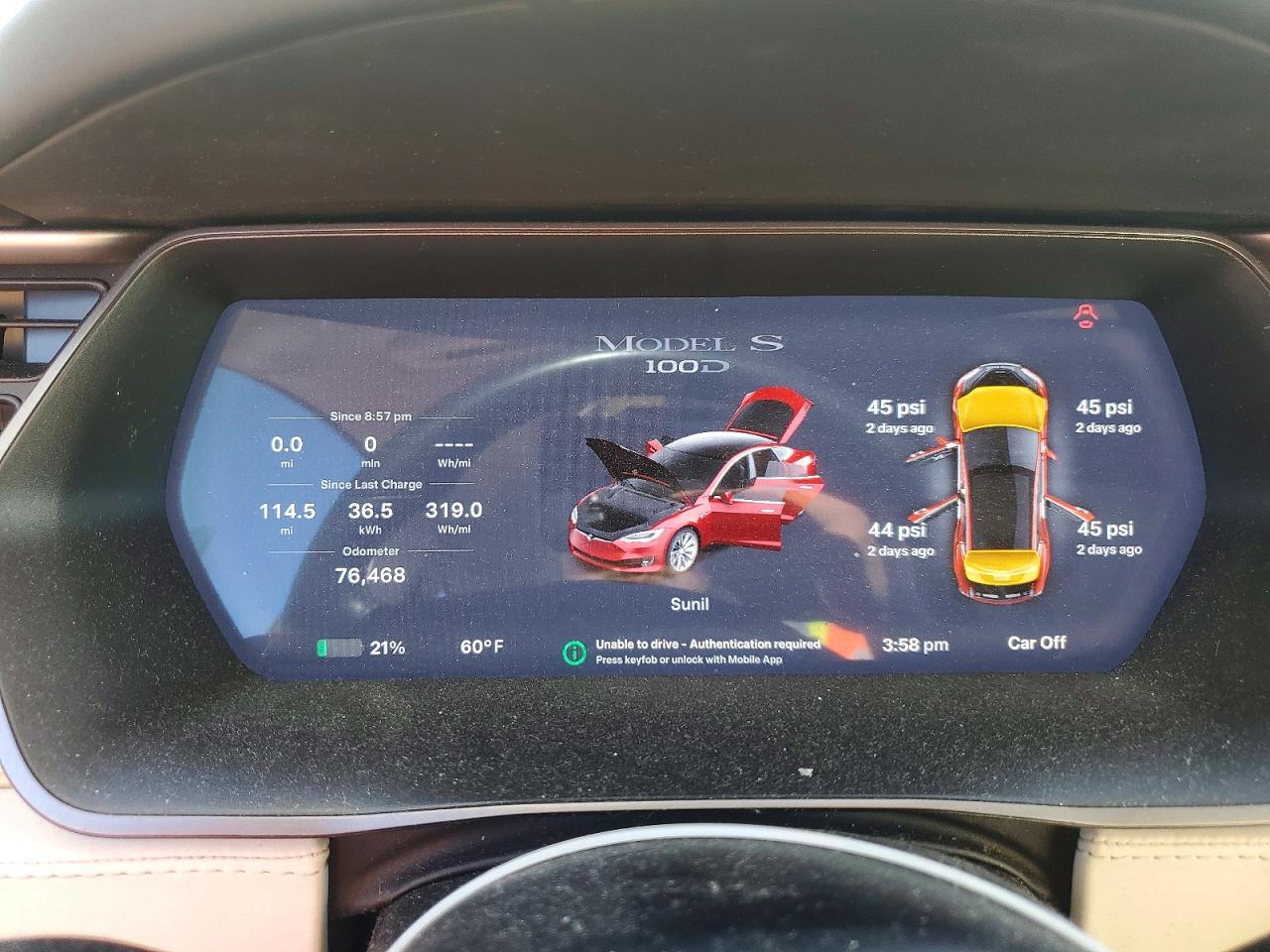 2018 TESLA MODEL S photo 17