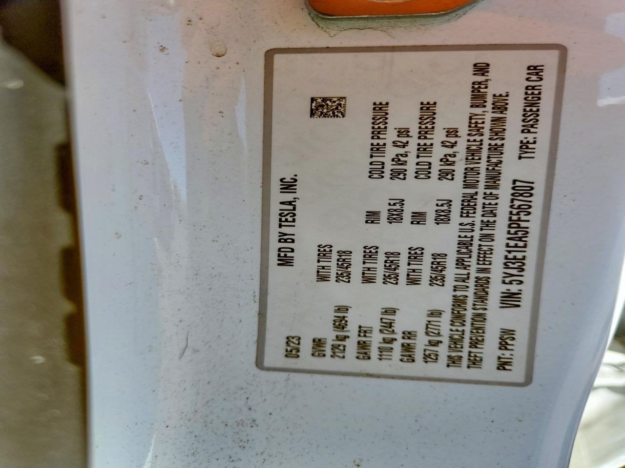 2023 TESLA MODEL 3 photo 23