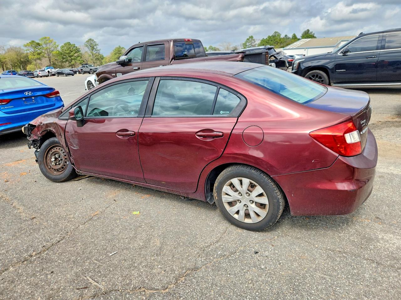 2012 HONDA CIVIC LX photo 2