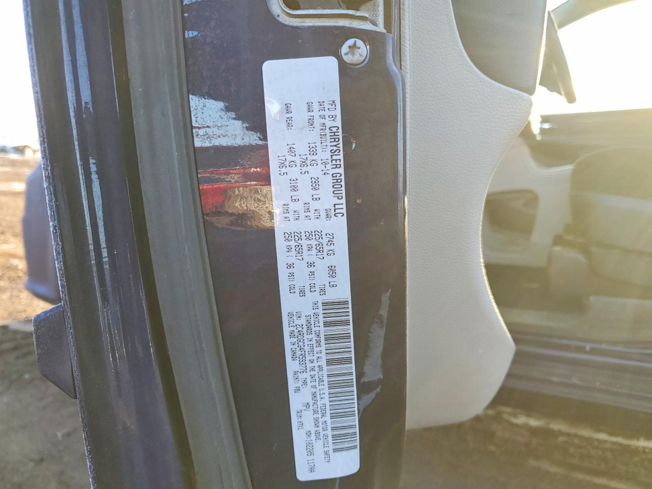 2015 DODGE GRAND CARAVAN SXT photo 13