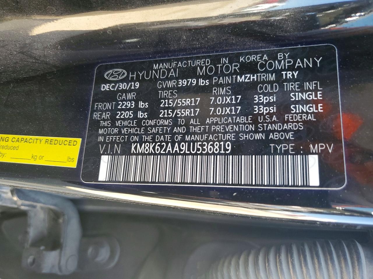 2020 HYUNDAI KONA SEL PLUS photo 27