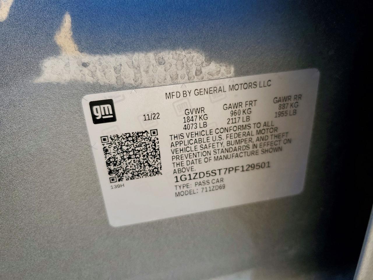 2023 CHEVROLET MALIBU LT photo 23