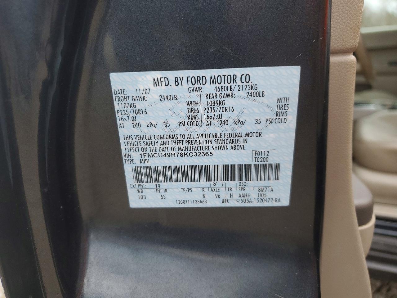 2008 FORD ESCAPE HEV photo 13