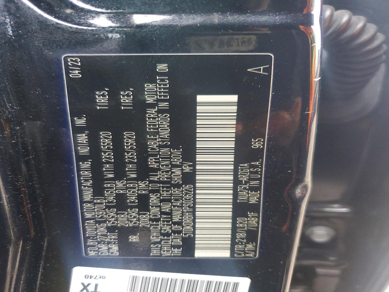 2023 TOYOTA HIGHLANDER LIMITED photo 37
