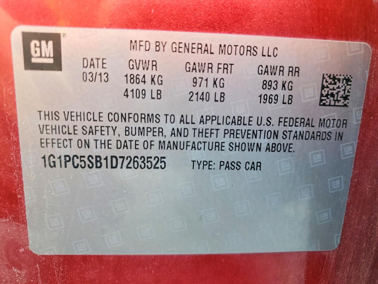 2013 CHEVROLET CRUZE LT photo 37