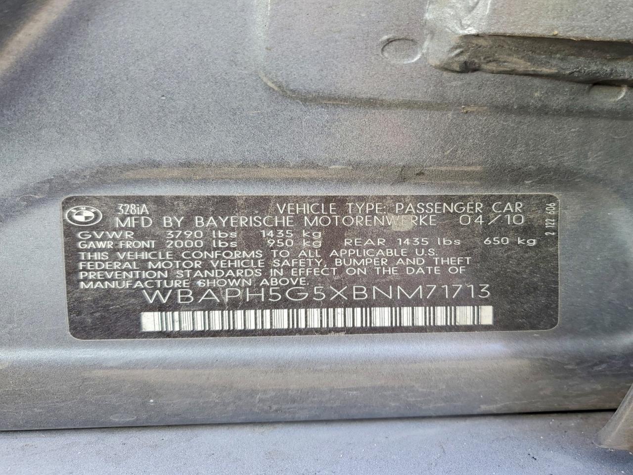 2011 BMW 328 I SULEV photo 25