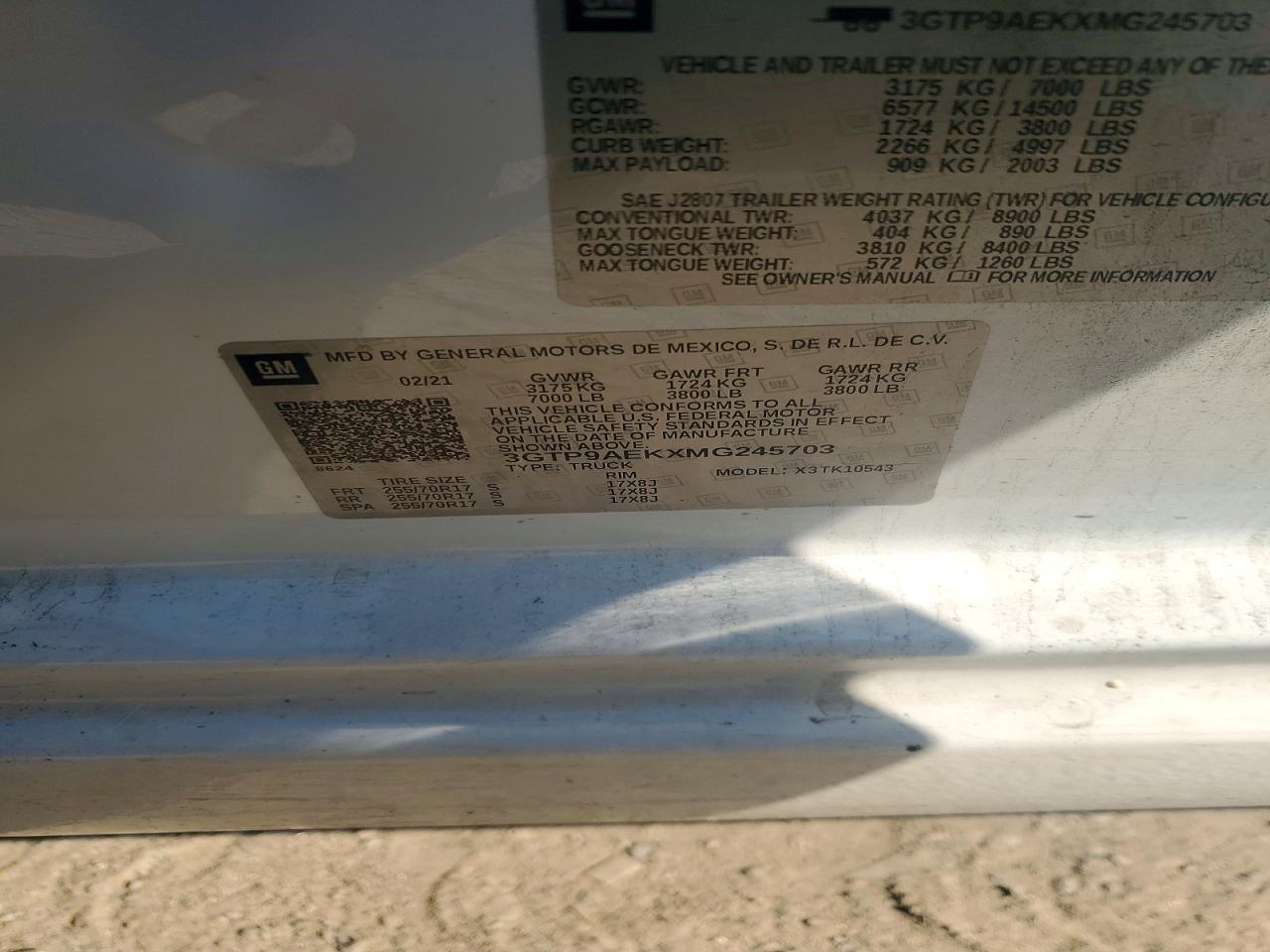 2021 GMC SIERRA K1500 photo 34