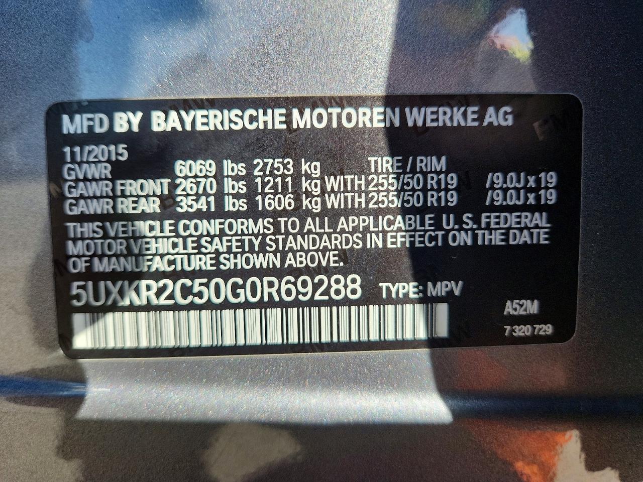 2016 BMW X5 SDRIVE35I photo 27