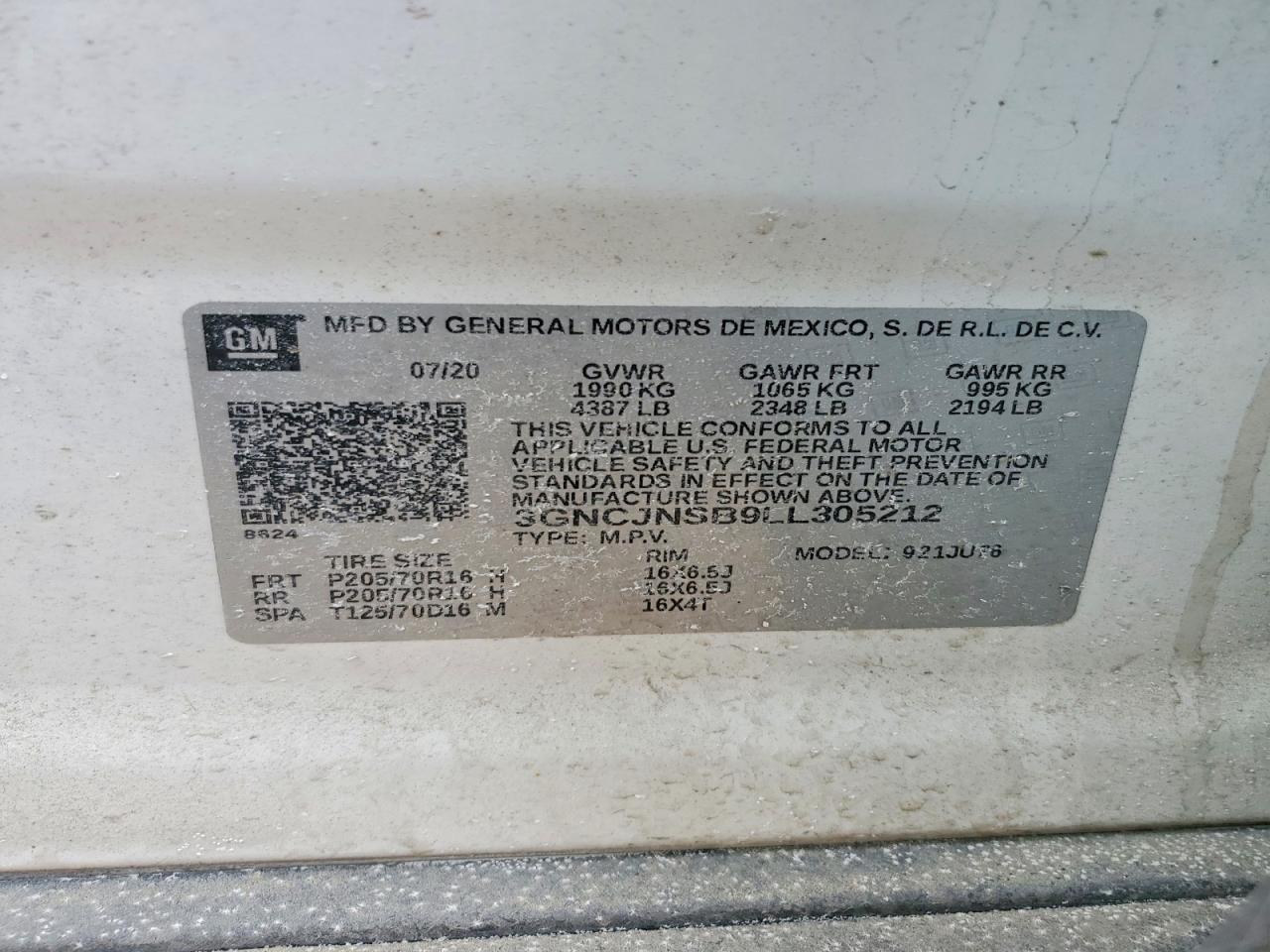 2020 CHEVROLET TRAX LS photo 23