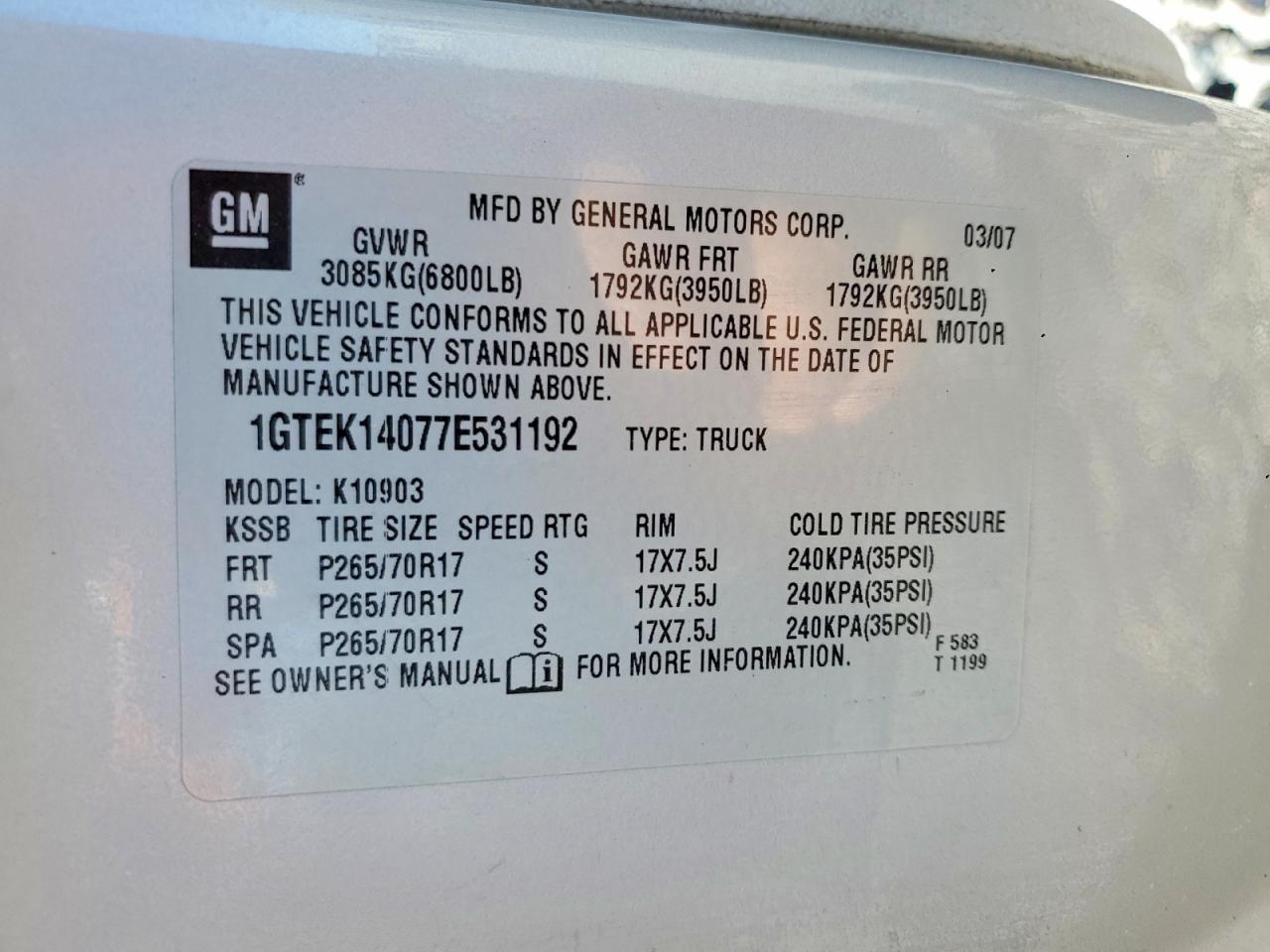 2007 GMC NEW SIERRA K1500 photo 12
