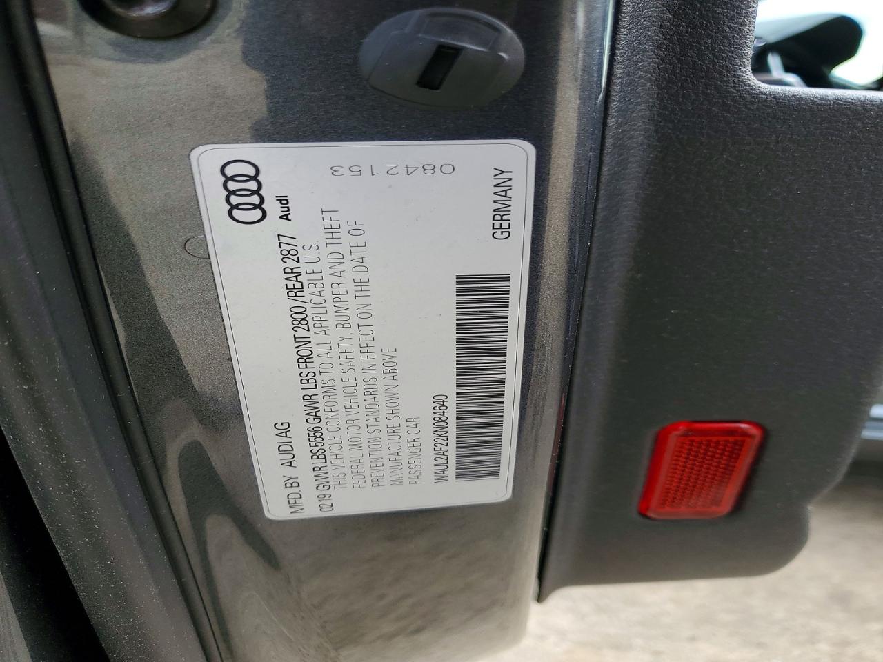 2019 AUDI A6 PREMIUM PLUS photo 12