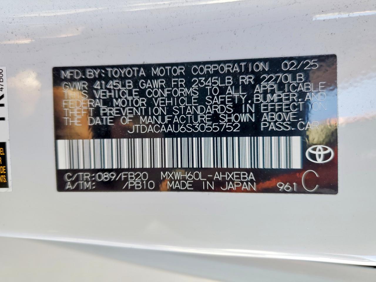 2025 TOYOTA PRIUS LE photo 25