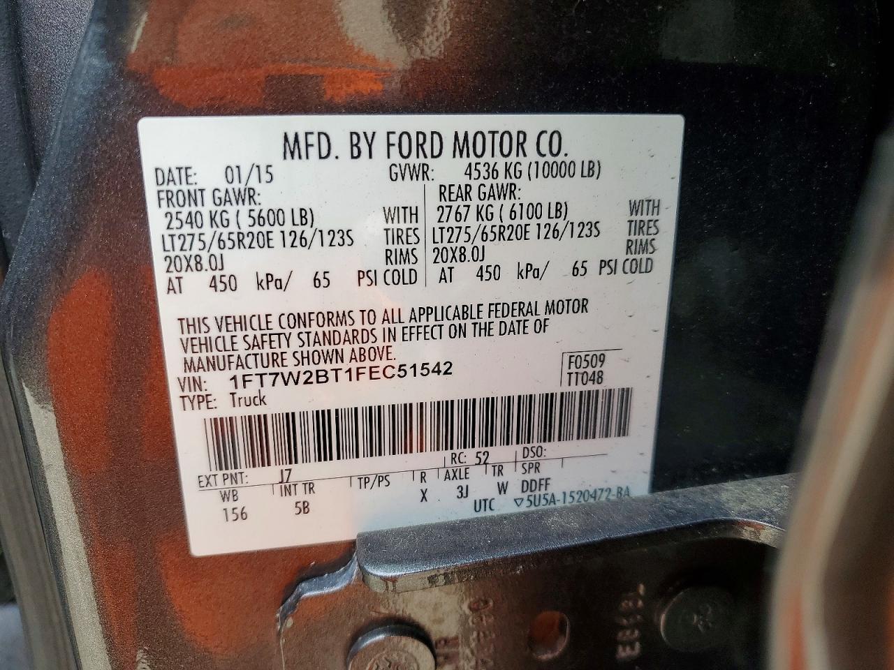 2015 FORD F250 SUPER DUTY photo 23
