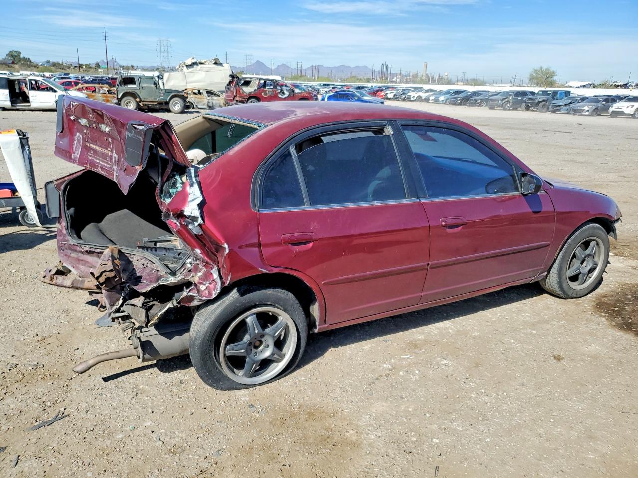 2002 HONDA CIVIC LX photo 5