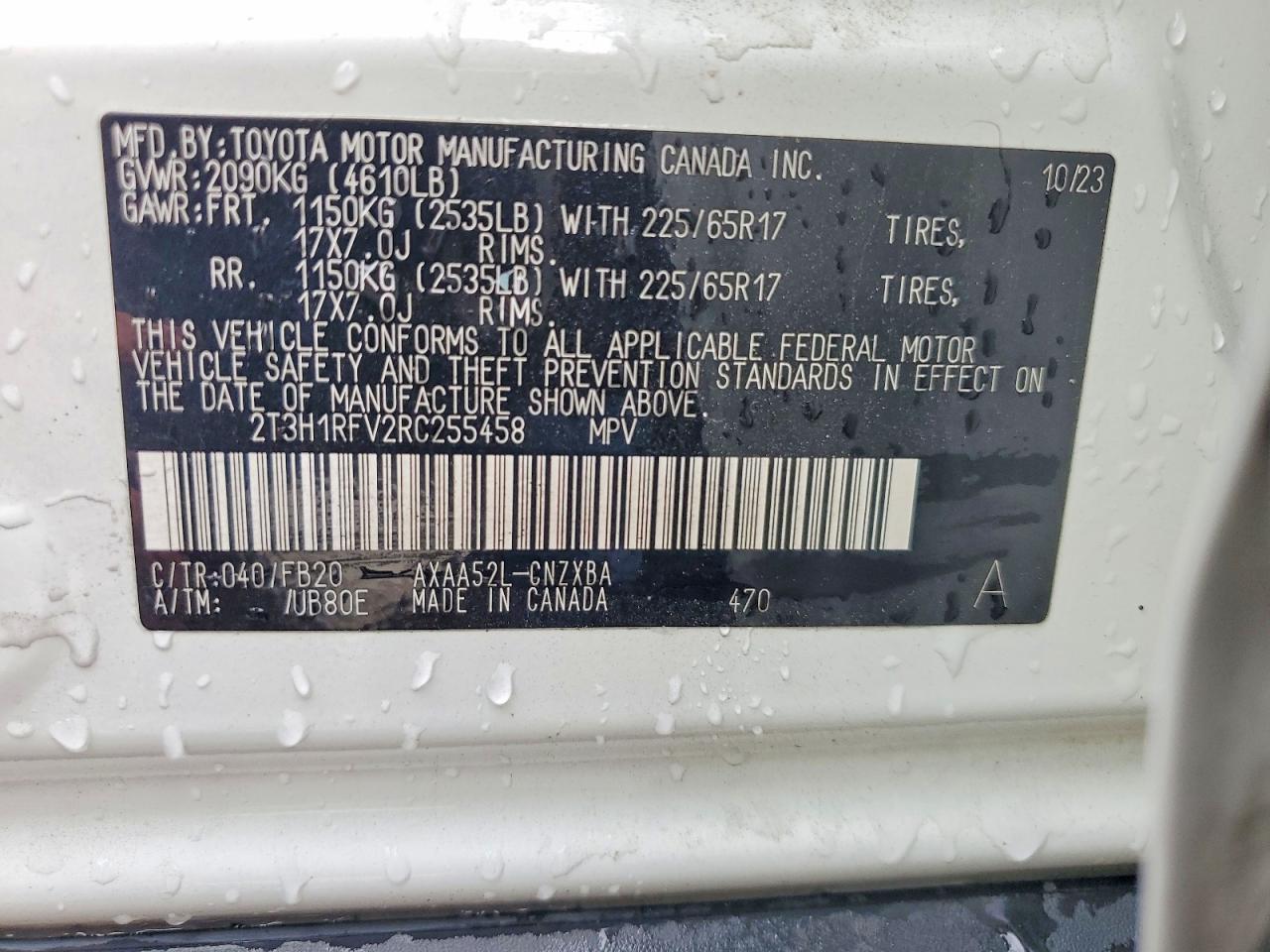 2024 TOYOTA RAV4 LE photo 13