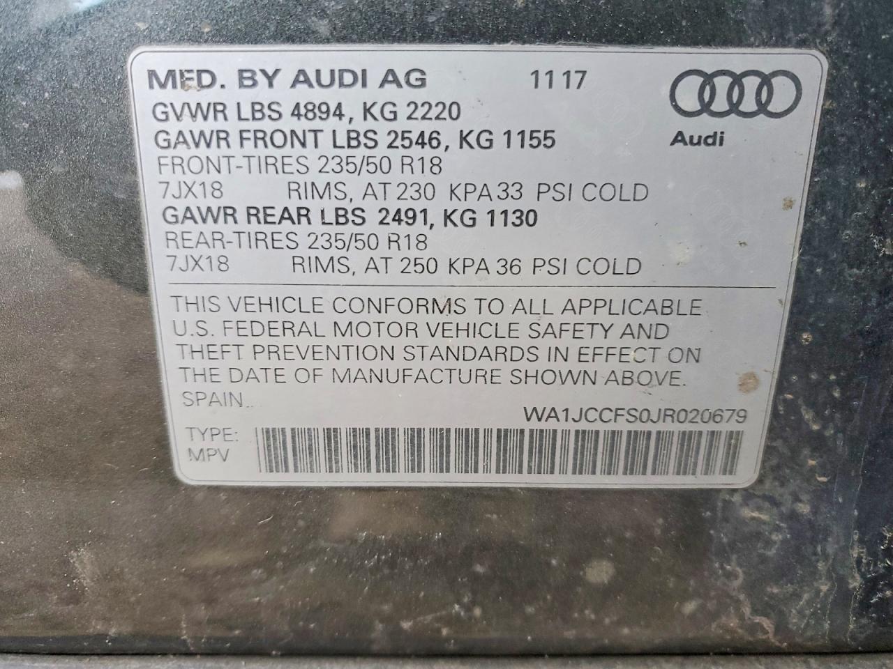 2018 AUDI Q3 PREMIUM PLUS photo 23