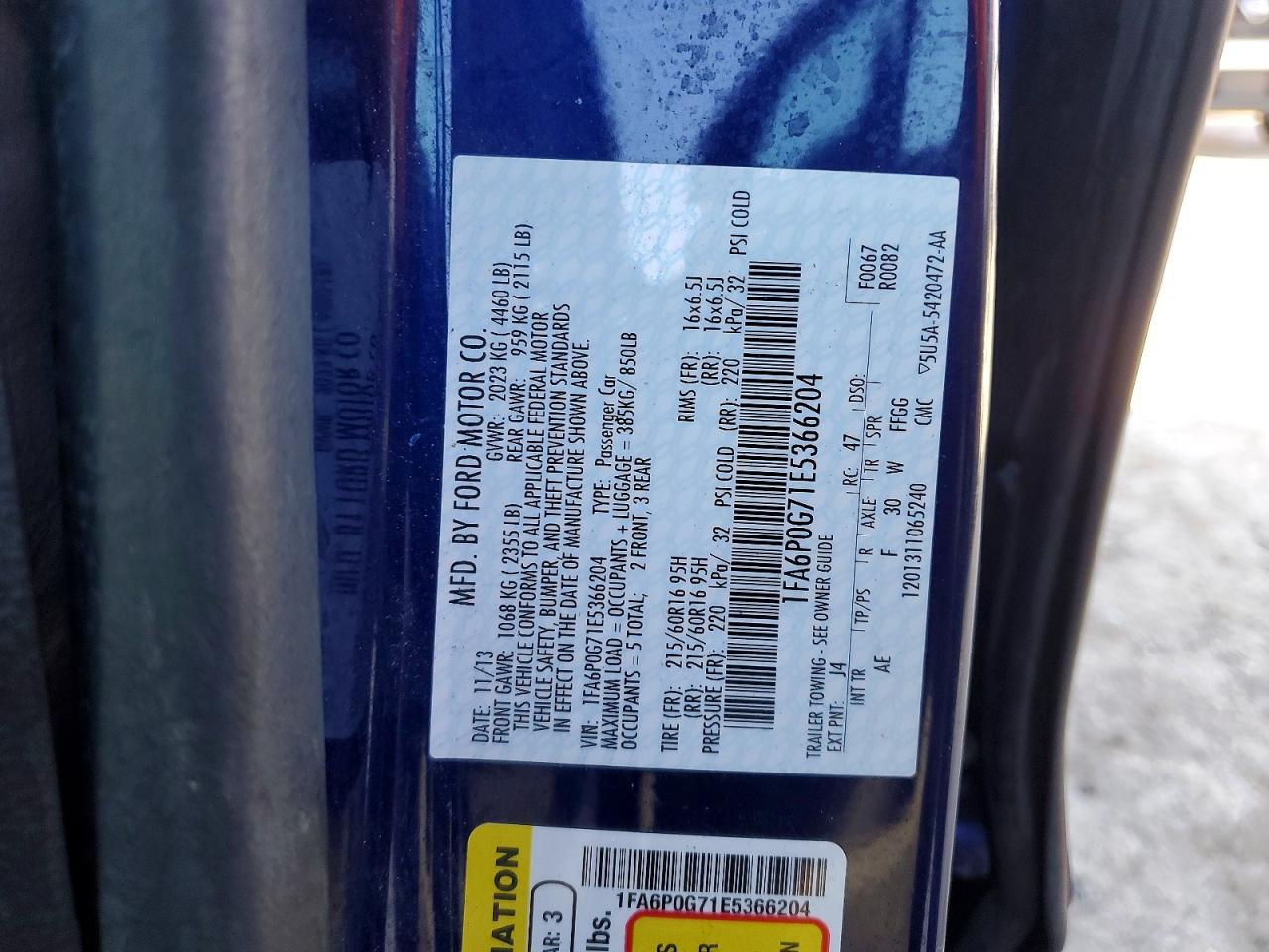 2014 FORD FUSION S photo 23