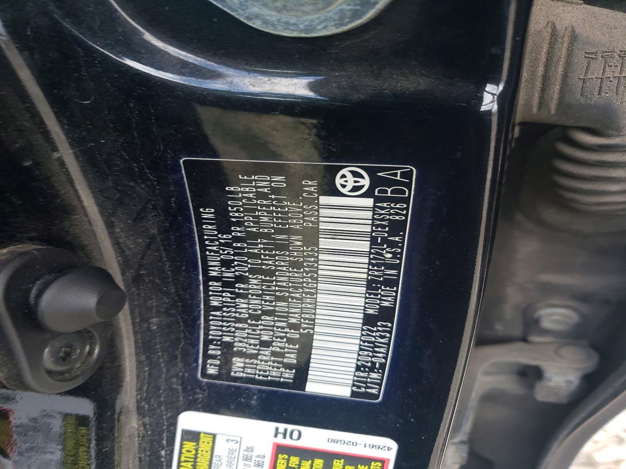 2016 TOYOTA COROLLA S PLUS photo 25