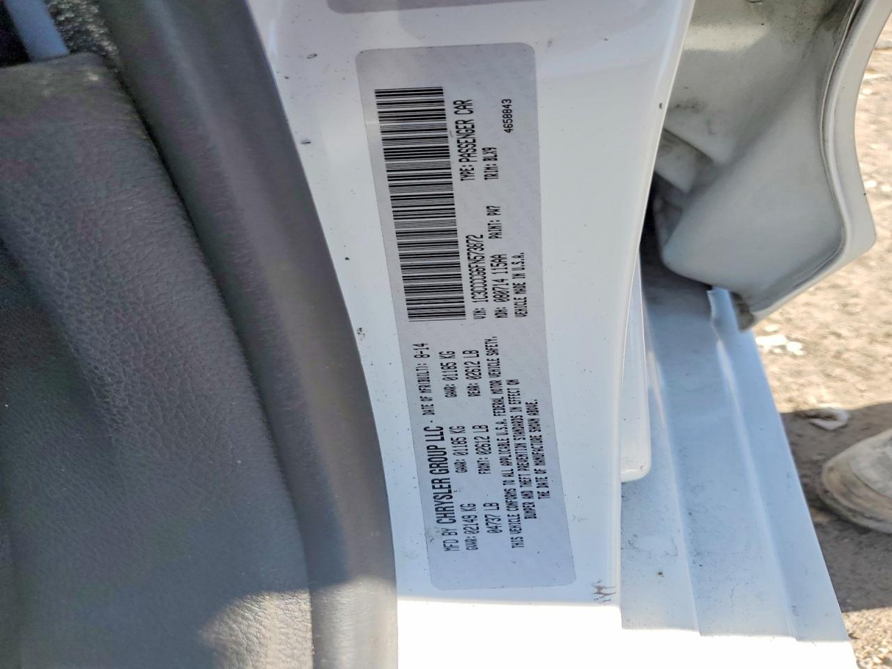 2015 CHRYSLER 200 C photo 23