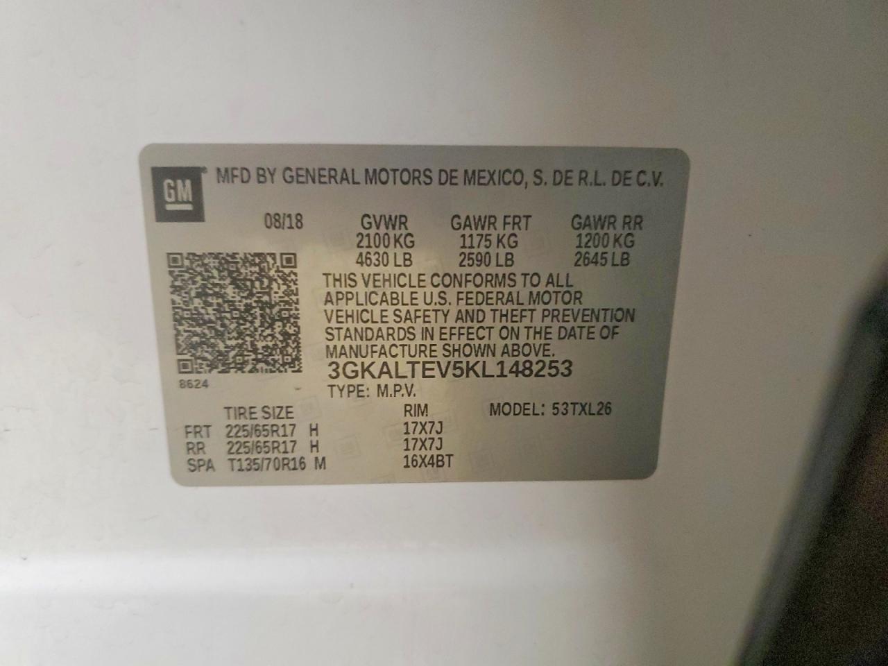 2019 GMC TERRAIN SLE photo 25