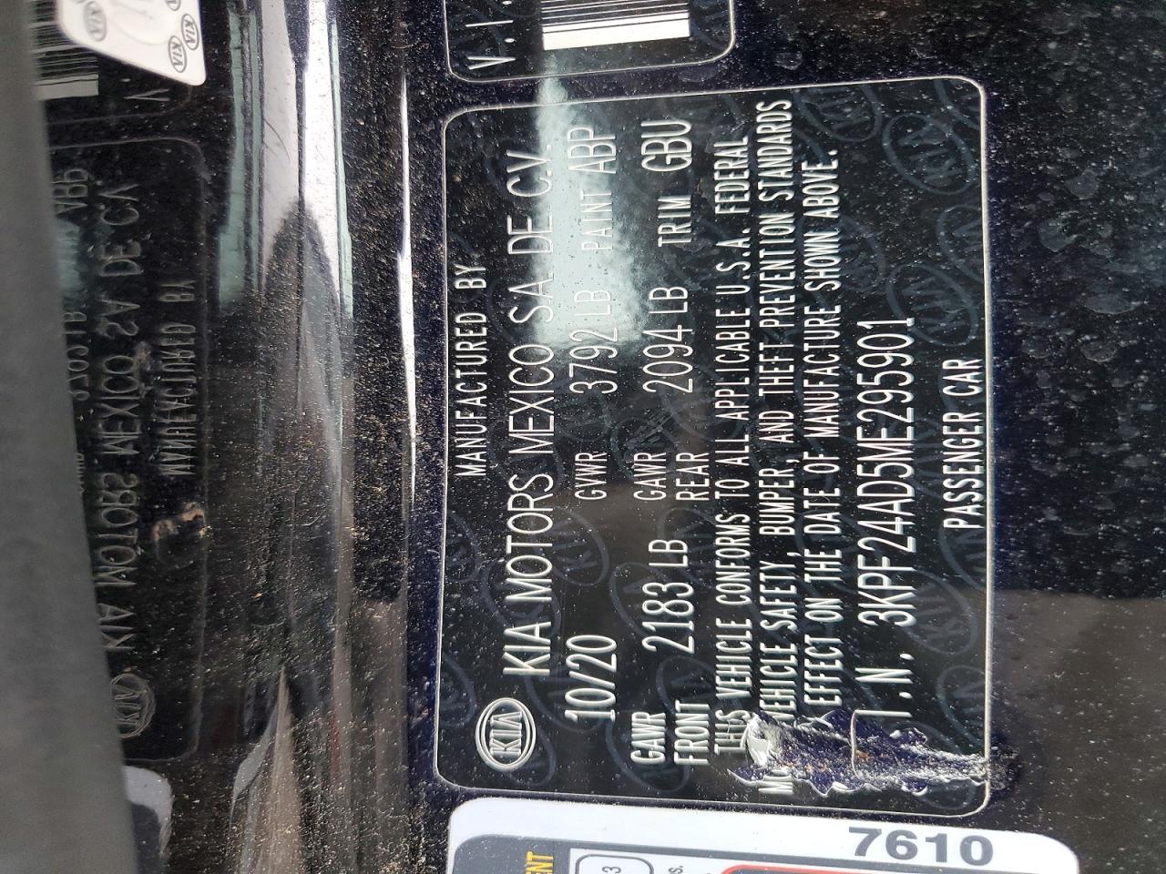 2021 KIA FORTE LXS photo 25